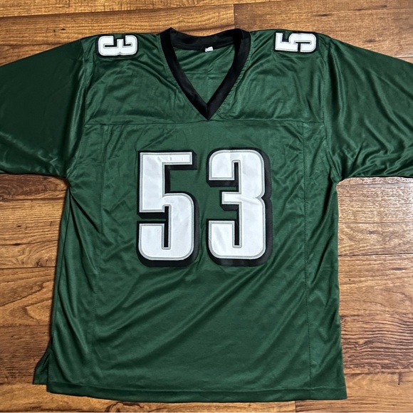 Philadelphia Eagles • X-Large • Green • Hugh Douglas • Signed • Jersey Shirt - Picture 8 of 11